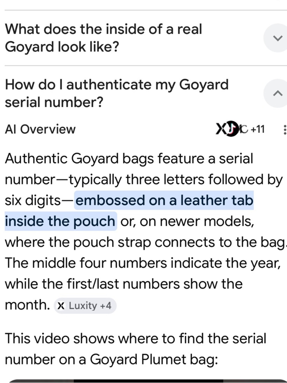 Goyard Artois MM Marine - Picture 9 of 9
